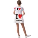 I love sandra Kids  Short Sleeve Pinafore Style Dress View2