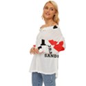 I love sandra Off Shoulder Chiffon Pocket Shirt View2