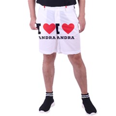 I Love Sandra Men s Pocket Shorts by ilovewhateva