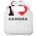 I love sandra Premium Foldable Grocery Recycle Bag View1