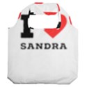 I love sandra Premium Foldable Grocery Recycle Bag View2