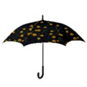 Bloomed Yellow Petaled Flower Plants Hook Handle Umbrellas (Large) View3