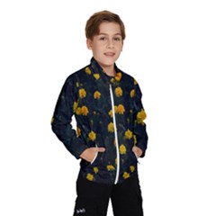 Bloomed Yellow Petaled Flower Plants Kids  Windbreaker by artworkshop