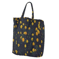 Bloomed Yellow Petaled Flower Plants Giant Grocery Tote by artworkshop