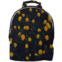 Bloomed Yellow Petaled Flower Plants Mini Full Print Backpack by artworkshop