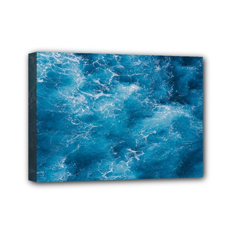 Blue Water Speech Therapy Mini Canvas 7  X 5  (stretched)