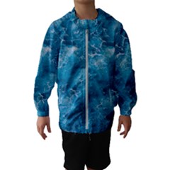 Blue Water Speech Therapy Kids  Hooded Windbreaker by artworkshop