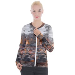 Breathe In Nature Background Casual Zip Up Jacket by artworkshop