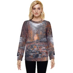 Breathe In Nature Background Hidden Pocket Sweatshirt by artworkshop