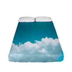 Clouds Hd Wallpaper Fitted Sheet (full/ Double Size) by artworkshop