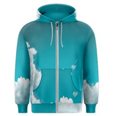 Clouds Hd Wallpaper Men s Zipper Hoodie by artworkshop