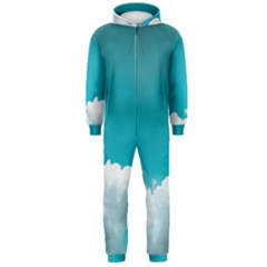 Clouds Hd Wallpaper Hooded Jumpsuit (men) by artworkshop