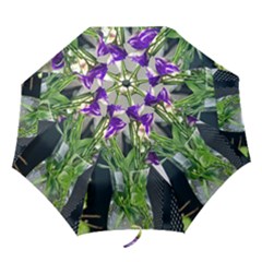 Cute Flower Wallpaper Folding Umbrellas by artworkshop