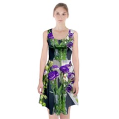 Cute Flower Wallpaper Racerback Midi Dress by artworkshop