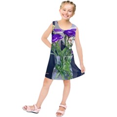 Cute Flower Wallpaper Kids  Tunic Dress by artworkshop