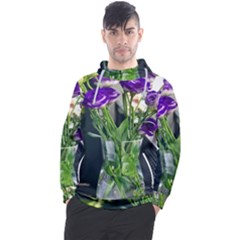 Cute Flower Wallpaper Men s Pullover Hoodie by artworkshop