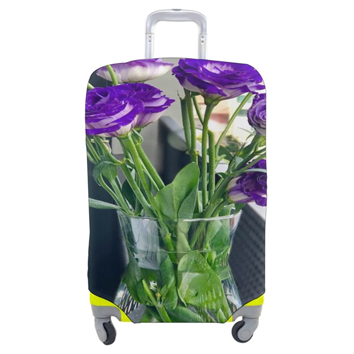 Cute Flower Wallpaper Luggage Cover (Medium)