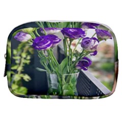 Cute Flower Wallpaper Make Up Pouch (small)