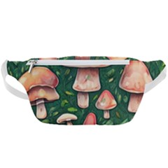 Fantasy Farmcore Farm Mushroom Waist Bag  by GardenOfOphir