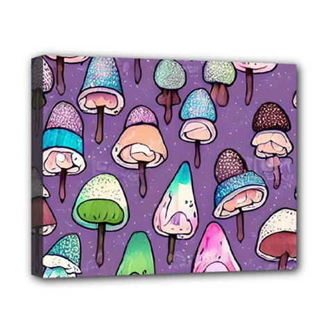 Foraging For Mushrooms Canvas 10  X 8  (stretched) by GardenOfOphir