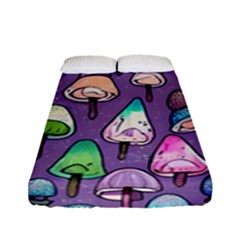 Foraging For Mushrooms Fitted Sheet (full/ Double Size) by GardenOfOphir