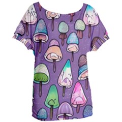 Foraging For Mushrooms Women s Oversized Tee by GardenOfOphir