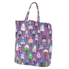 Foraging For Mushrooms Giant Grocery Tote by GardenOfOphir