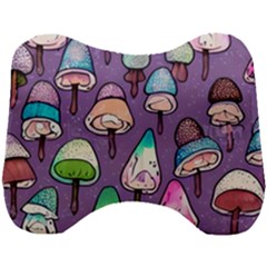 Foraging For Mushrooms Head Support Cushion by GardenOfOphir