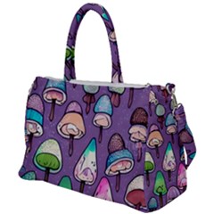 Foraging For Mushrooms Duffel Travel Bag by GardenOfOphir