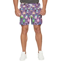 Foraging For Mushrooms Men s Runner Shorts by GardenOfOphir