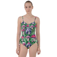 Natural Mushrooms Sweetheart Tankini Set by GardenOfOphir