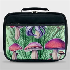 Natural Mushrooms Lunch Bag by GardenOfOphir