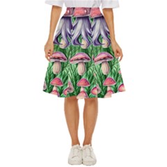 Natural Mushrooms Classic Short Skirt by GardenOfOphir