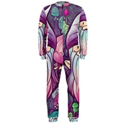 Fairy Mushrooms Onepiece Jumpsuit (men) by GardenOfOphir