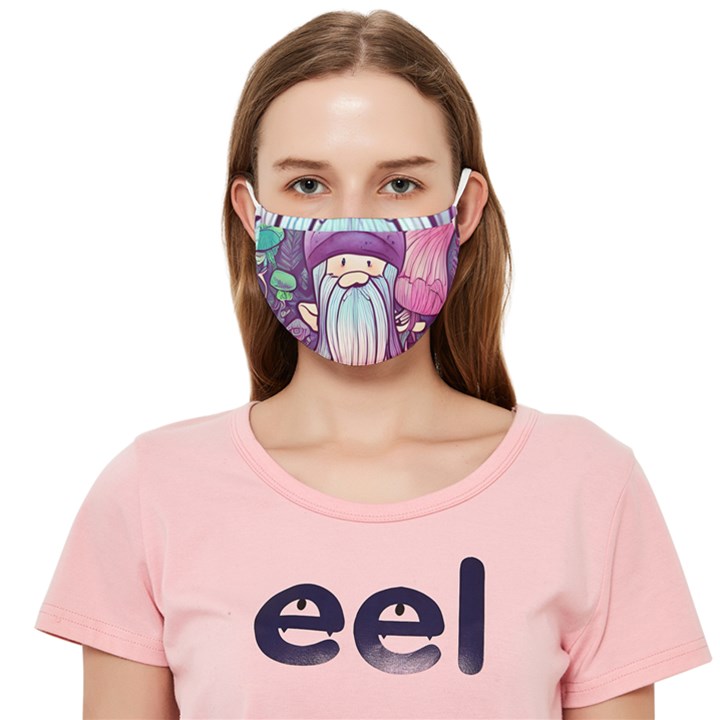 Fairy Mushrooms Cloth Face Mask (Adult)