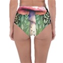 Mushroom Foraging In The Woods Reversible High-Waist Bikini Bottoms View4