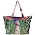 Mushroom Foraging In The Woods Full Print Shoulder Bag View1