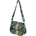 Mushroom Foraging In The Woods Saddle Handbag View2