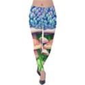 Fairy Mushroom In The Forest Velvet Leggings View1