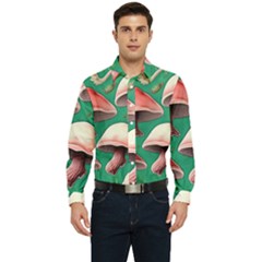 Forest Mushrooms Men s Long Sleeve  Shirt