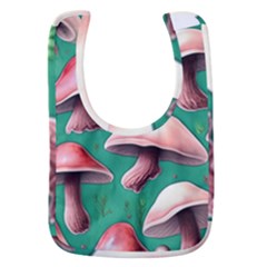 Forest Mushrooms Baby Bib by GardenOfOphir