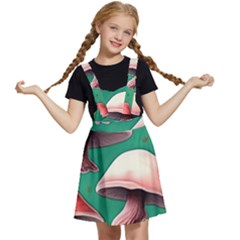 Forest Mushrooms Kids  Apron Dress