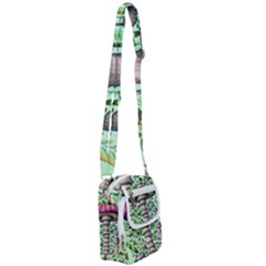 Forest Mushrooms Shoulder Strap Belt Bag by GardenOfOphir