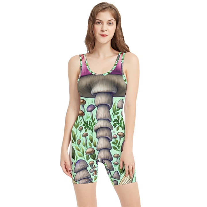 Forest Mushrooms Women s Wrestling Singlet