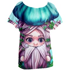 Witchy Forest Mushrooms Women s Oversized Tee by GardenOfOphir