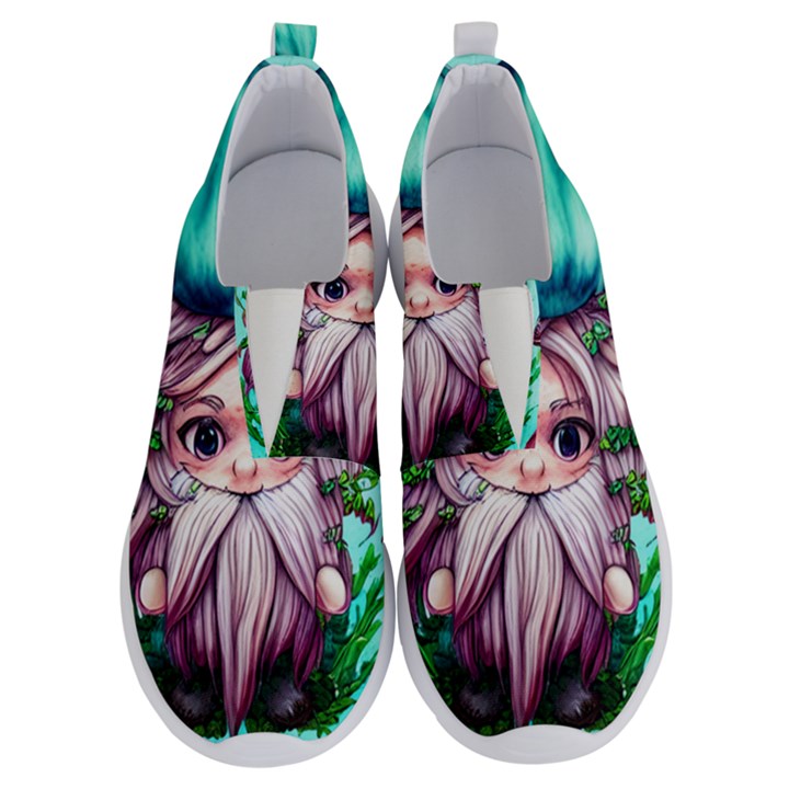 Witchy Forest Mushrooms No Lace Lightweight Shoes