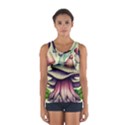 Antique Forest Mushrooms Sport Tank Top  View1