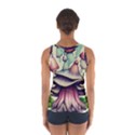 Antique Forest Mushrooms Sport Tank Top  View2