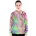 Tiny Forest Mushroom Fairy Women s Zipper Hoodie View1