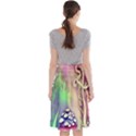 Tiny Forest Mushroom Fairy Midi Beach Skirt View2